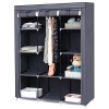 67" Portable Closet Organizer Wardrobe Storage Organizer with 10 Shelves!