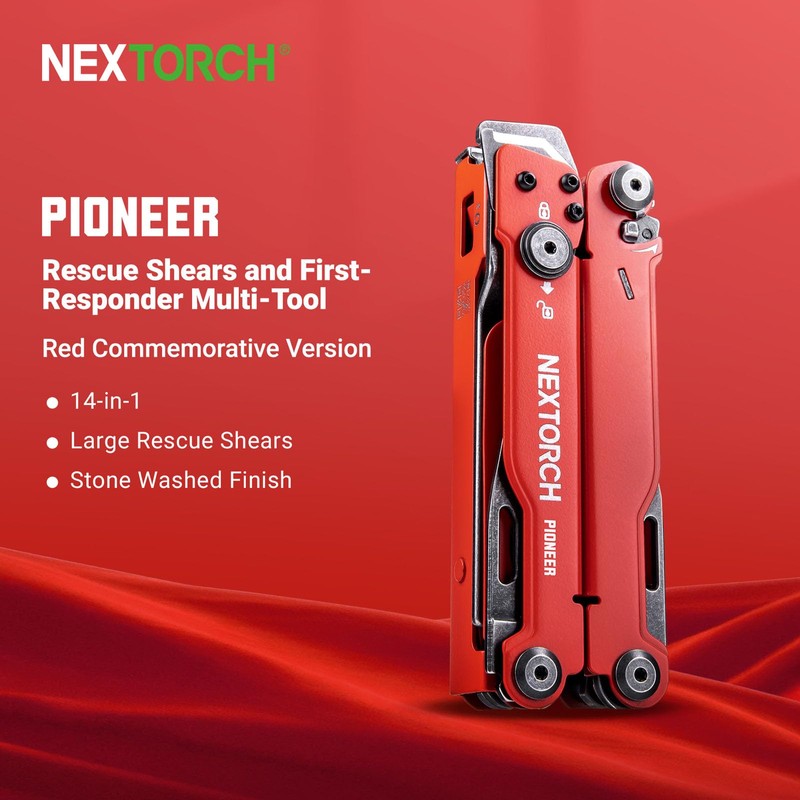 NEXTORCH PIONEER MT20 14-IN-1 Multi-tools Full-Size,Versatile Multi-tool Set with Scissors