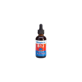 Vitamina B12 Líquida Sublingual Bioganic | Suplemento Alimenticio Sabor Arándano | Presentación Individual | 240 Porciones en envase de 60 ml | Apta p