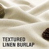 H.VERSAILTEX 90% Blackout Linen Curtains 84 Inches Long for Bedroom/Living