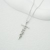TALYKONG Mother Faith Cross Necklace Mothers Day Gifts for Mom