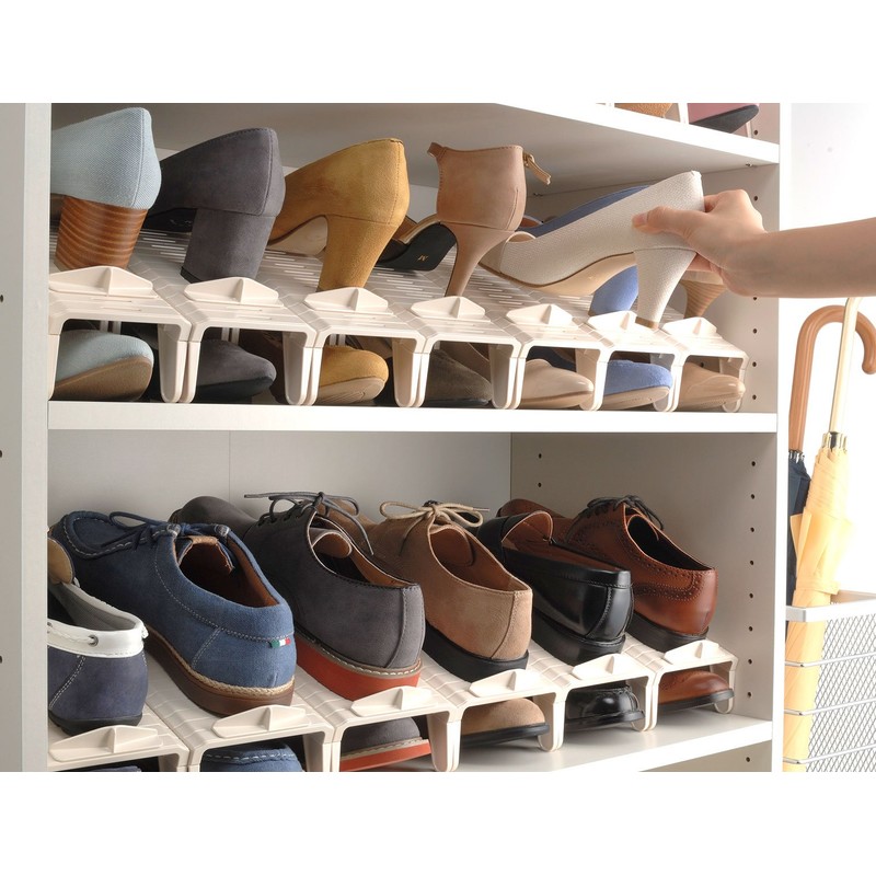 inomata Chemical Shoes Holder Slim Height Adjustable 3700