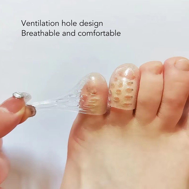 30pcs Pinky Toe Protector Anti Friction Breathable Transparent Ultra Thin