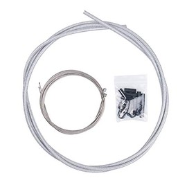 EASTERN POWER Shift/Shifter Cable & Housing Set, Derailleur Cables Silver Braided PTFE Cable Housing Set for Mountain Bike and Road Bicycle, Universal