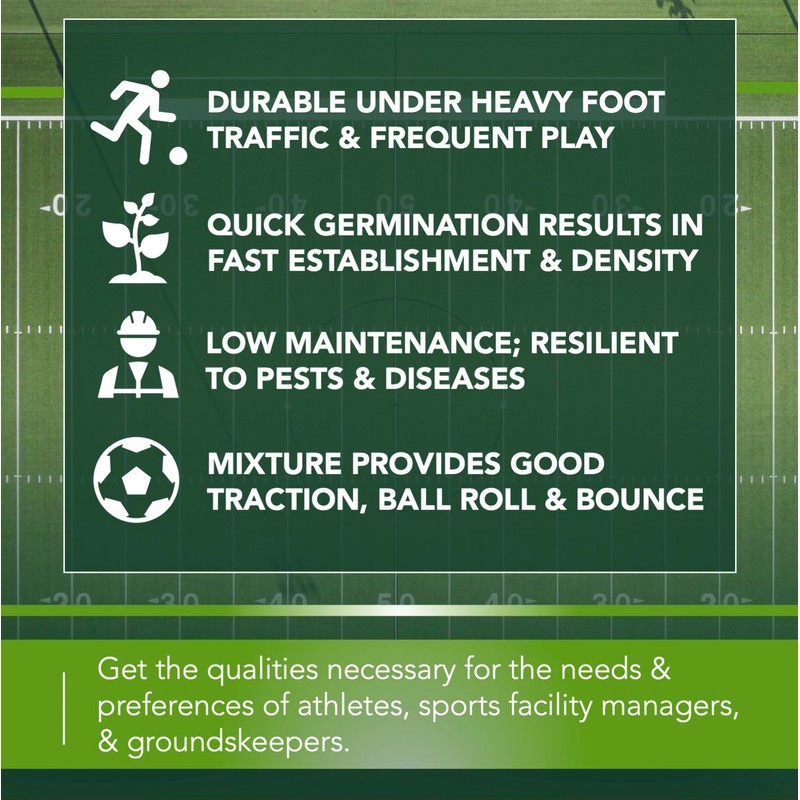 Athletic Field Grass Seed Lawn Seed (10 lb)