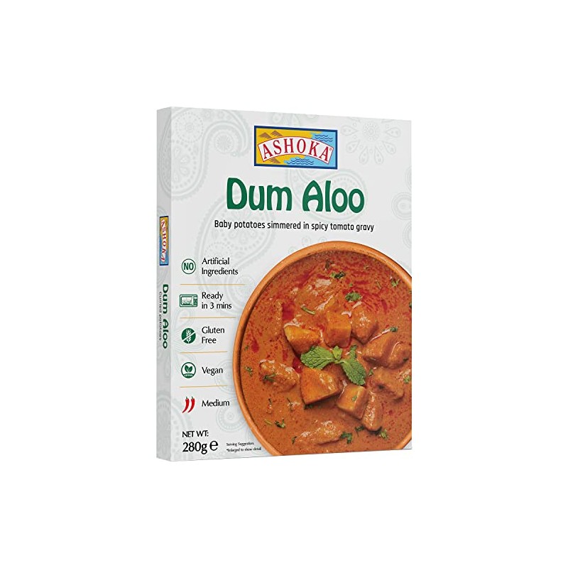 Ashoka Ready Meals Dum Aloo 280g (Pack of 2)