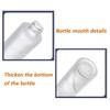 2Pcs 120ml/4oz Frosted Glass Lotion Bottle Empty Refillable Cosmetic Cream
