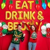 Ugly Sweater Party Supplies, Eat Drink & Be Ugly Balloons,
