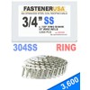 3/4" Ring 304 Stainless Coil Roofing Nails 3.6M Box