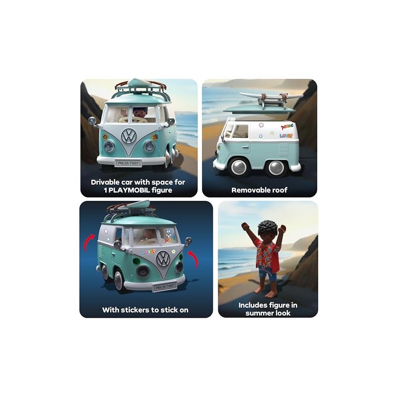 Playmobil Icon Cars: VW T1 Camping Van