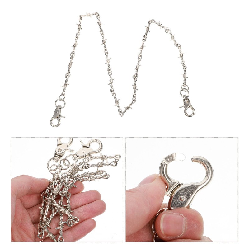 GALPADA Barbed Wire Necklace Punk Necklace Gothic Thorns Choker Necklace