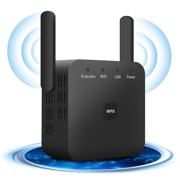 DOBWGXZ 2025 Upgraded WiFi Extender Booster, Internet Booster with Ethernet