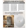 WR55X11132 WR55X25754 Refrigerator Led Light and Cover Assembly Compatible with