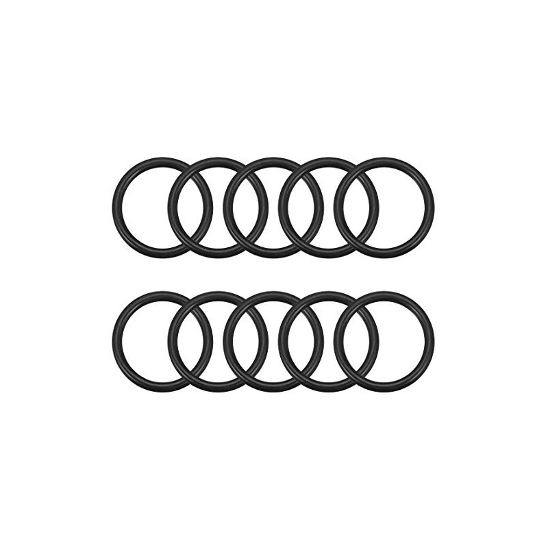 sourcing map Nitrile Rubber O-Rings 24mm OD 19.2mm ID 2.4mm