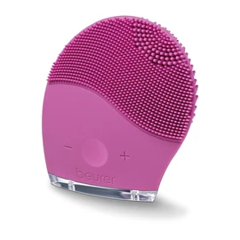Beurer FC49 Cepillo Facial, Cepillo de limpieza facial de silicona electrico, limpieza profunda de poros con masaje ligero