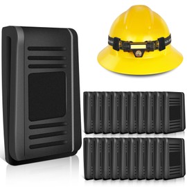 Lenporl Hard Hat Clips for Headlamp 20 Pack,Hard Hat Light Clips Hard Hat Headlamp Clips,Retention Strap System for Headlamp Eye Protection Straps