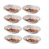 8 Large Oval Foil Roasting Tray Disposable Turkey Oven Dish