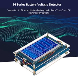 24 Series Lithium Battery Voltage Detector with Acrylic Shell Baffle, Equalizer Highly Efficient Repair and Testing Tool, Intelligent Active Differential Pressure Repair Instrument