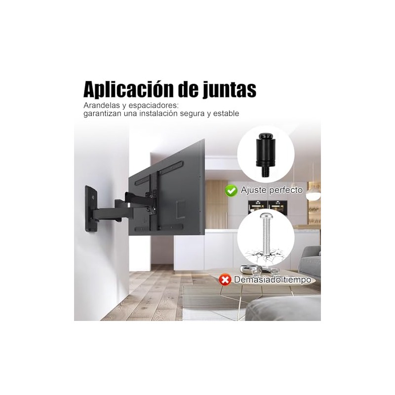 Tornillos Montaje Tv, Kit Universal de Tornillo M8 M6 M5
