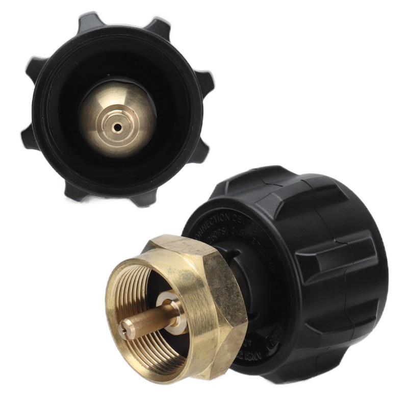 Refill Adapter Tank Cylinder Coupler Gas Propane Regulator Valve Accessory