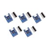 TECNOULAB 5pcs CJMCU CP2102 Micro USB 6 Pin to UART