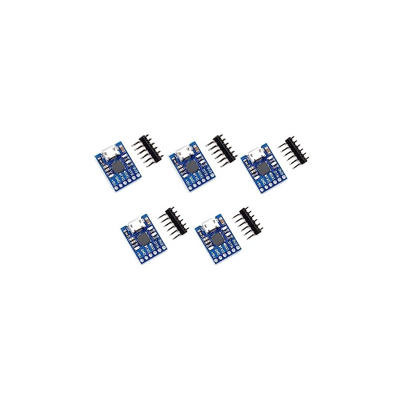 TECNOULAB 5pcs CJMCU CP2102 Micro USB 6 Pin to UART