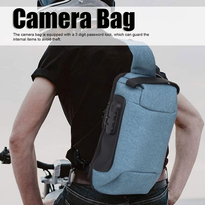 Camera Bag High Density Canvas Waterproof Large Capacity Widened Shoulder