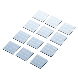 Sanwa Supply TK-CLNP12BL Laptop Cooling Pad 0.7 x 0.7 inches (17 x 17 mm) (12 Pieces) Aluminum Plate Heat Dissipation Blue