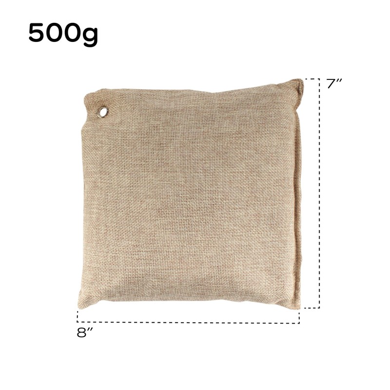 BambooMN Activated Bamboo Charcoal Air Purifier - 500g Tan -