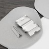 Briny River 2pcs 1.25" Military Metal Sliding Web Belt Buckle
