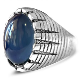 DALEGEM Oval Temperature-Control Color Changing Crystal Ring for Women Girls,Retro Silver Mystery Changeable Gemstone Boho Ring,Bohemian Statement Gem Stone Ring Jewelry Gift for Her (Ring_D, 7)