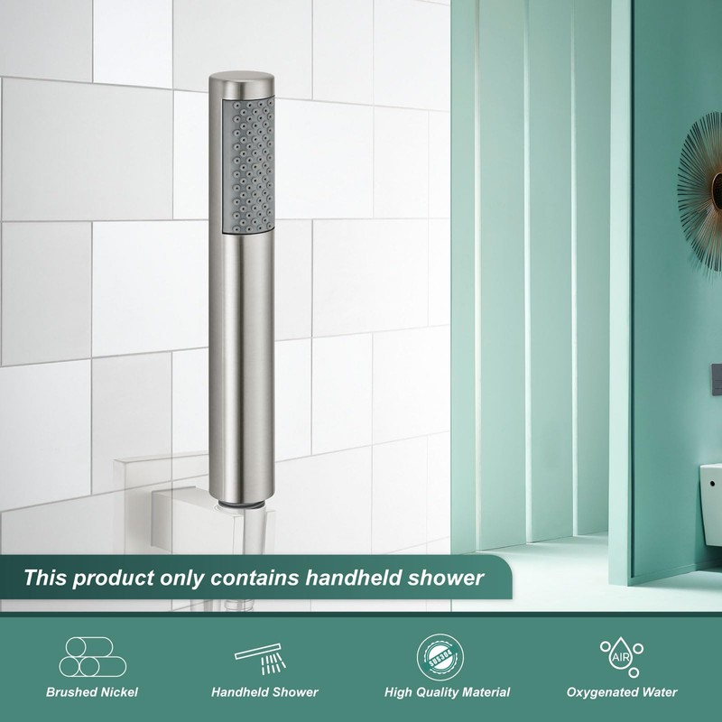 Heyalan Hand Held Shower Wand, High Pressure Handheld Head with