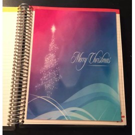 Handmade Merry Christmas Tree Holiday DASHBOARD for use with Erin Condren Life Planner