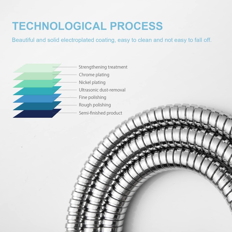 OFFO Shower Hose, 100 in Bidet Hose High Pressure Explosion