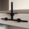 Basic Black Aluminum Alloy Cabinet Hardware Jig for Effortless Handles,
