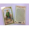 Holy Prayer Cards For St. Patrick set of 2 in