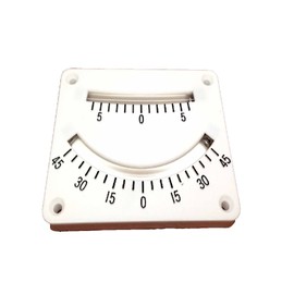 Marine Boat Two Scales RANGES Clinometer Plastic Surface Mount
