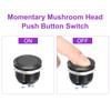 DMiotech 7/8 Inch Aluminium Alloy Momentary Push Button Switch Flat