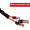 Electriduct 3/8" Hook Self Closing Braided Wrap Sleeving - 100