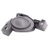 TRQ Front Left Fog Light Hole Cover Black Drivers Side