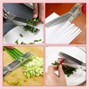 Coollooda Kitchen Scissors 5 Blade Shredder Scissors Shredder Scissors Kitchen