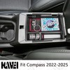HGWEI Center Console Organizer Tray Compatible with Jeep Compass 2022
