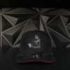 Campeche México SnapBack Hat-black/red suede