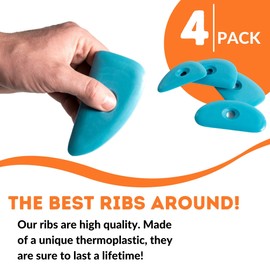 Chester’s Clay - Firm Thermoplastic Rigid Pottery Ribs - Pottery Tools, Blue Shaping Tool for Pottery, Smooths & Shapes While Removing Finger Marks, Ceramic Clay Tools for Sculpting