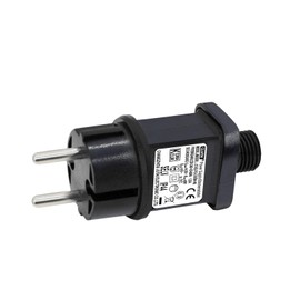 CZJUTAI LED Transformer IP44 Power Supply for Christmas Lighting with Plug - EU Plug (Screw Base - Switching Mode - EL/FC4.5V6W)