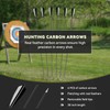 Black Hunter Recurve Bow and Arrow Set, GLURAK 60'' Wooden