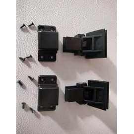 Dust Cover Hinge Kit for Turntables，DIY Compatible Record Player Hinge Kit and Includes Hinges and Screws for Easy Installation