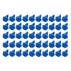 50pcs Blue Plastic Front Rear Wheel Arch Moulding Fasteners for
