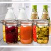 Jeitae 24oz Wide Mouth Mason Jars – 4 Pack Glass