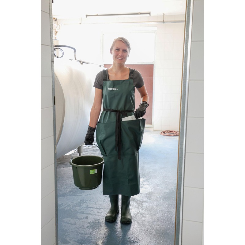 Kerbl Premium Milking Apron Dark Green Size S 110 x